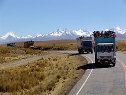 The Cordillera Blanca with Shaqsha (center) as seen from the southwest