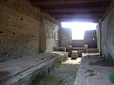 Mitreu in Ostia Antica (regione di u Lazio, Italia)