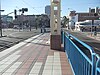 The platform at Pacific Avenue station