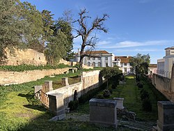 Palacio do Grilo – Seitenfassaden des Gartens