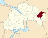 Петрапаўлаўскі раён на мапе