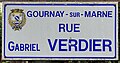 Rue Gabriel-Verdier à Gournay-sur-Marne.