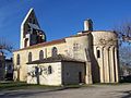 Vue sud-est de l'église Saint-Pierre-ès-Liens (déc. 2012)