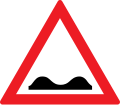 Uneven road