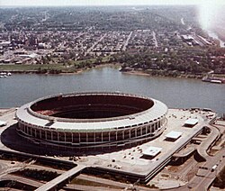 Das Riverfront Stadium 1980