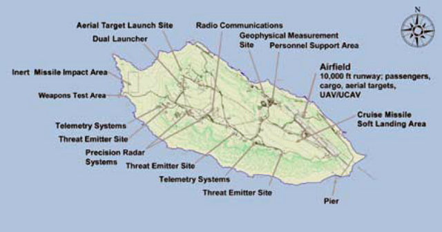 Mapo de San Nicolas kun situo de la Navy-institucioj