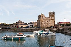 Slade's harbour and castle