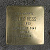 Stolperstein Obermainanlage 24 Julius Hess