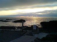 由黃金岬所看到的日本海