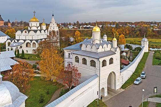 24. Надвратная Благовещенская церковь Покровского монастыря, Суздаль Автор — Ludvig14