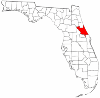 佛罗里达州沃卢西亚县地图