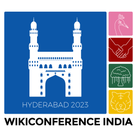 WikiConference India 2023 logo (RGB, square)