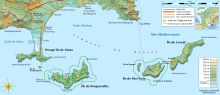 Îles d'Hyères topographic map-fr.svg