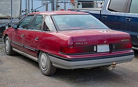 Sable sedan rear styling