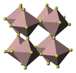 Struttura del trifluoruro di cromo