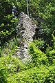 Mauer am östlichen Bergfried