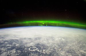 English: The Aurora Borealis or northern light...