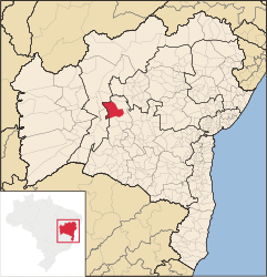 Oliveira dos Brejinhos – Mappa