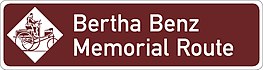 Berthabenzmemorialrouteschild.jpg