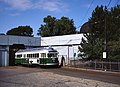 Ein PCC-Wagen in Ashmont, noch in den Farben der Green Line gestrichen, 1999