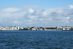 Entrée du port militaire de Brest