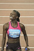 Dawn Harper-Nelson, unter anderem Olympiasiegerin von 2008 – nicht im Ziel