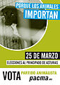 Cartel de las elecciones de Asturias de 2012