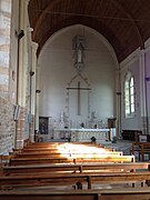 Intérieur de l'église Sainte-Radegonde