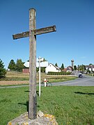 Croix de chemin à l'intersection des D 929 et D 47.