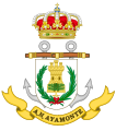 Escudo de la Ayudantía Naval de Ayamonte Fuerza de Acción Marítima (FAM)