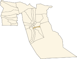 Location of Bayadha District in El Oued Province