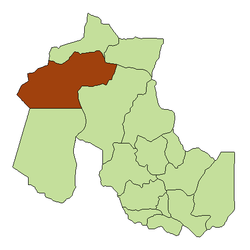 Dipartimento di Rinconada – Mappa