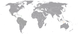 Lage von Dominica und Osttimor