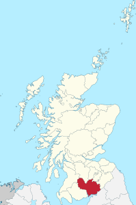 Dumfriesshire – Localizzazione