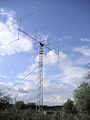 Zestaw 8 anten Yagi, liczących po 16 elementów, na pasmo 144 MHz EME przy stacji EA6VQ na Balearach w Hiszpanii