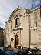 Église Sainte-Eulalie (1741-1748) où officient les prêtres de l'Institut du Christ-Roi Souverain Prêtre.
