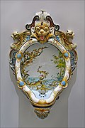 Neo-baroque style decorated urinal