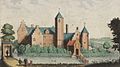 Het kasteel in de 17de eeuw (Flandria Illustrata)