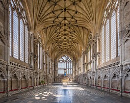 Interior of Ely Cathedral.