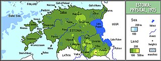 Mapa Estonii