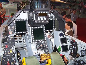 F-CK-1C/D cockpit view