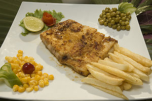 Fish & Chips shot at Palm Resorts, Karachi.
