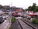 Beim Dampf Rundum konnten bis 2013 Züge auf der Strecke der Flensburger Hafenbahn verkehren