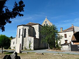 The church of Saint-Jean-Baptiste in the village of Fonroque