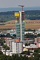 Gewa-Tower, vom Kappelberg aus gesehen, 1. September 2016