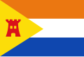 Flag of the former municipality of Hoek, Zeeland, Netherlands