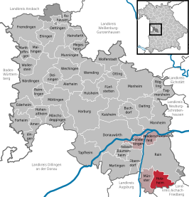 Kaart van Holzheim