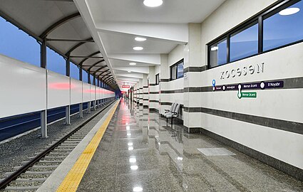 Interior of Khojasan Metro Station.