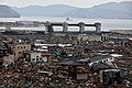 Cidade de Otsuchi após ser atingida pelo tsunami