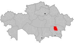 Distretto di Qaratal – Localizzazione